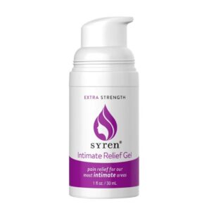 Syren Relief 1oz Lidocaine Gel for Sensitive Areas